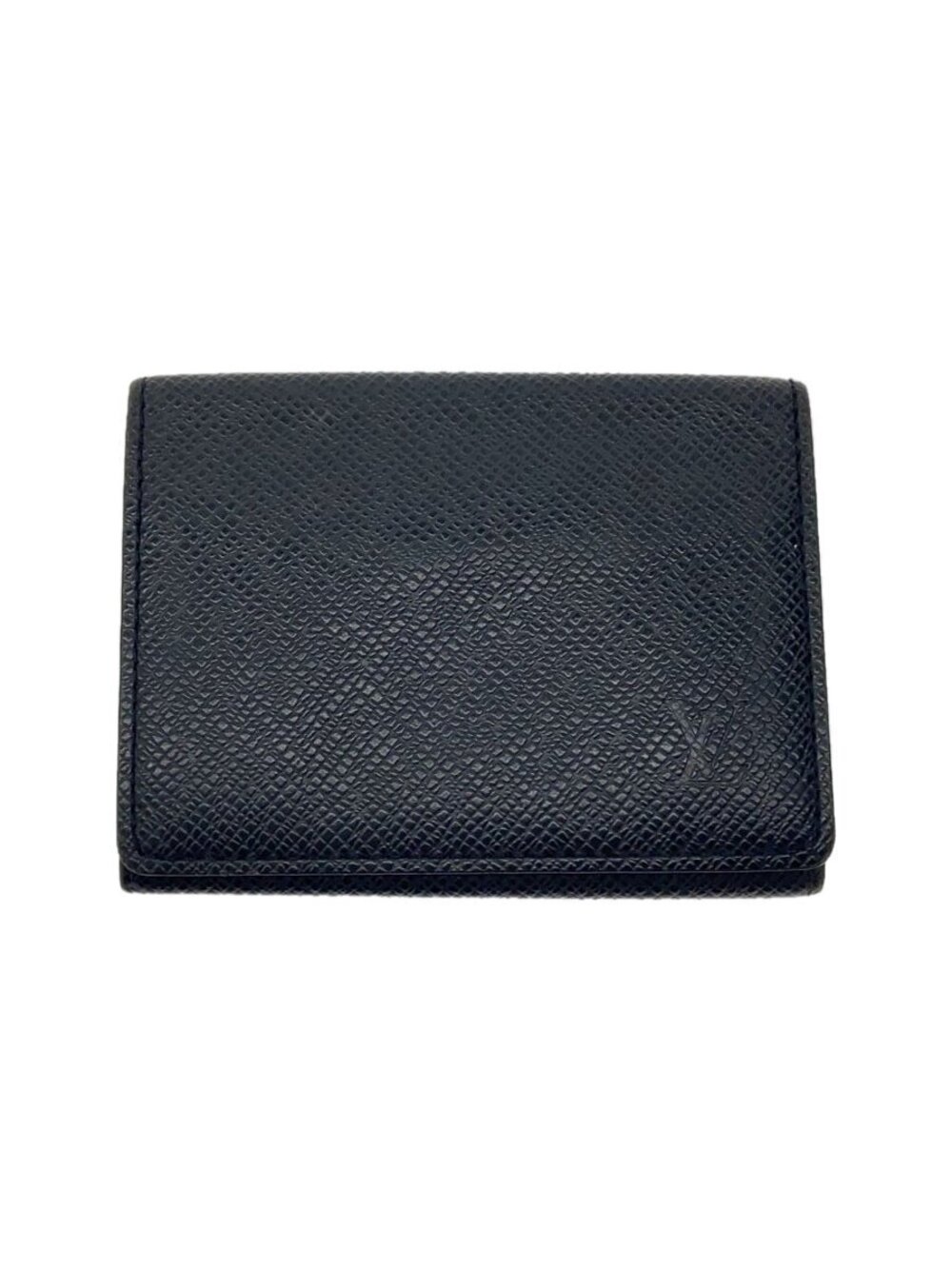 LOUIS VUITTON Envelope Wallet Carte de Visite Taiga Black
